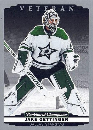 #152 Jake Oettinger - Dallas Stars - 2022-23 Parkhurst Champions - Silver Hockey