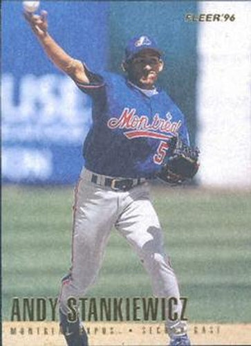 #U152 Andy Stankiewicz - Montreal Expos - 1996 Fleer Update Baseball