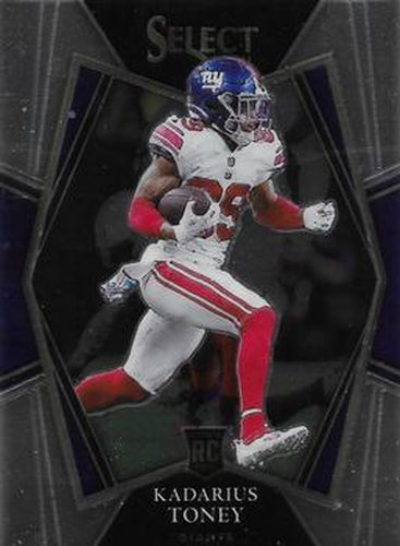 #152 Kadarius Toney - New York Giants - 2021 Panini Select Football