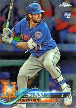 #152 Tomas Nido - New York Mets - 2018 Topps Chrome Baseball