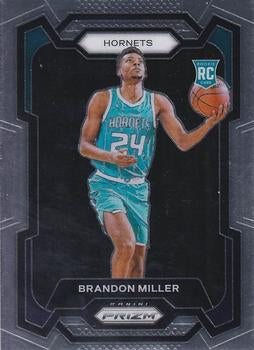 #152 Brandon Miller - Charlotte Hornets - 2023-24 Panini Prizm Basketball