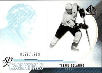 #152 Teemu Selanne - Anaheim Ducks - 2010-11 SP Authentic Hockey