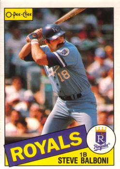 #152 Steve Balboni - Kansas City Royals - 1985 O-Pee-Chee Baseball