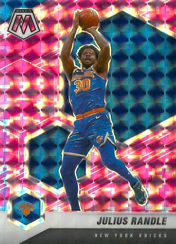 #152 Julius Randle - New York Knicks - 2020-21 Panini Mosaic - Mosaic Camo Pink Basketball