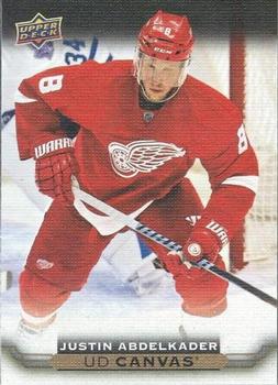 #C152 Justin Abdelkader - Detroit Red Wings - 2015-16 Upper Deck - UD Canvas Hockey
