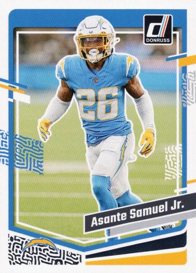 #152 Asante Samuel Jr. - Los Angeles Chargers - 2023 Donruss Football