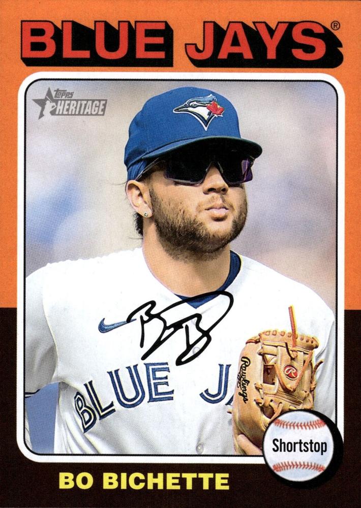 #152c Bo Bichette - Toronto Blue Jays - 2024 Topps Heritage Baseball