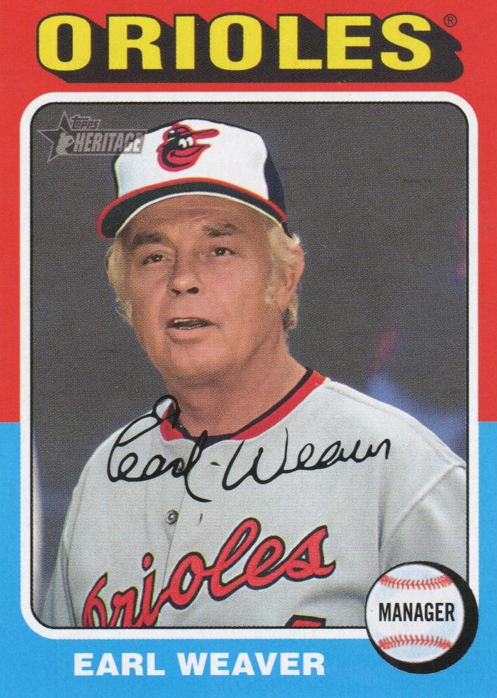 #153 Earl Weaver - Baltimore Orioles - 2024 Topps Heritage Baseball
