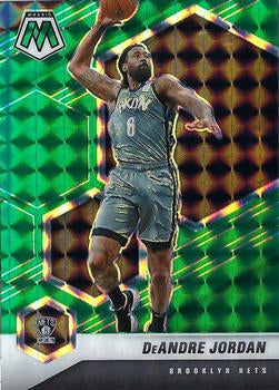 #153 DeAndre Jordan - Brooklyn Nets - 2020-21 Panini Mosaic - Mosaic Green Basketball