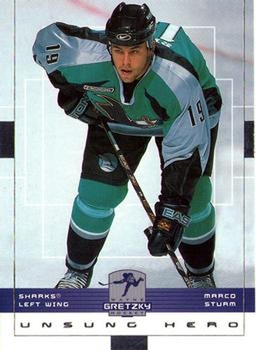 #153 Marco Sturm - San Jose Sharks - 1999-00 Upper Deck Wayne Gretzky Hockey