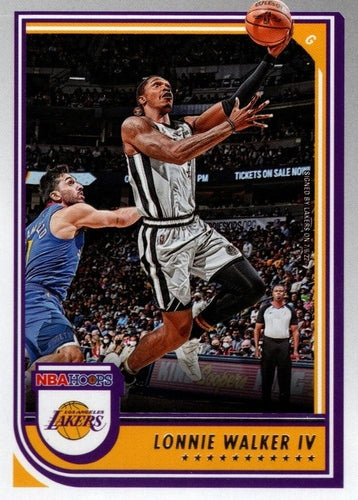#153 Lonnie Walker IV - Los Angeles Lakers - 2022-23 Hoops Basketball