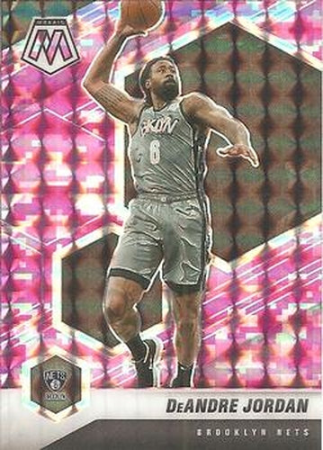 #153 DeAndre Jordan - Brooklyn Nets - 2020-21 Panini Mosaic - Mosaic Camo Pink Basketball