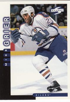 #153 Mike Grier - Edmonton Oilers - 1997-98 Score Hockey