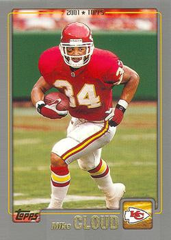 #153 Mike Cloud - Kansas City Chiefs - 2001 Topps Football