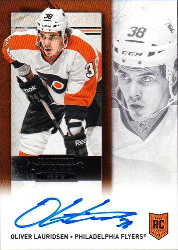 #153 Oliver Lauridsen - Philadelphia Flyers - 2013-14 Panini Contenders Hockey
