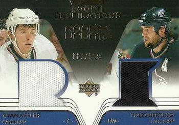#153 Ryan Kesler / Todd Bertuzzi - Vancouver Canucks - 2003-04 Upper Deck Rookie Update Hockey