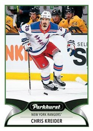 #153 Chris Kreider - New York Rangers - 2021-22 Parkhurst Hockey