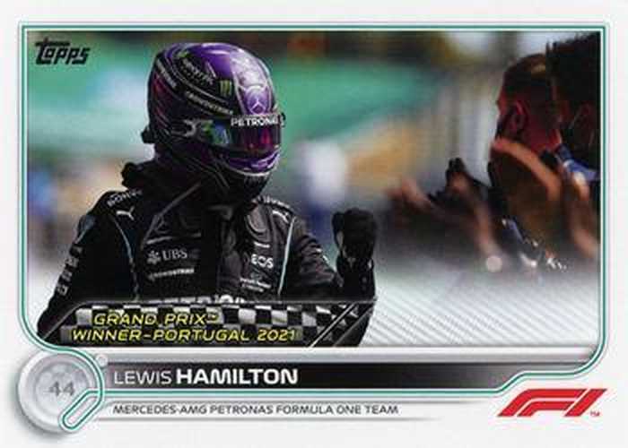 #153 Lewis Hamilton - Mercedes-AMG Petronas Formula One Team - 2022 Topps Formula 1 Racing