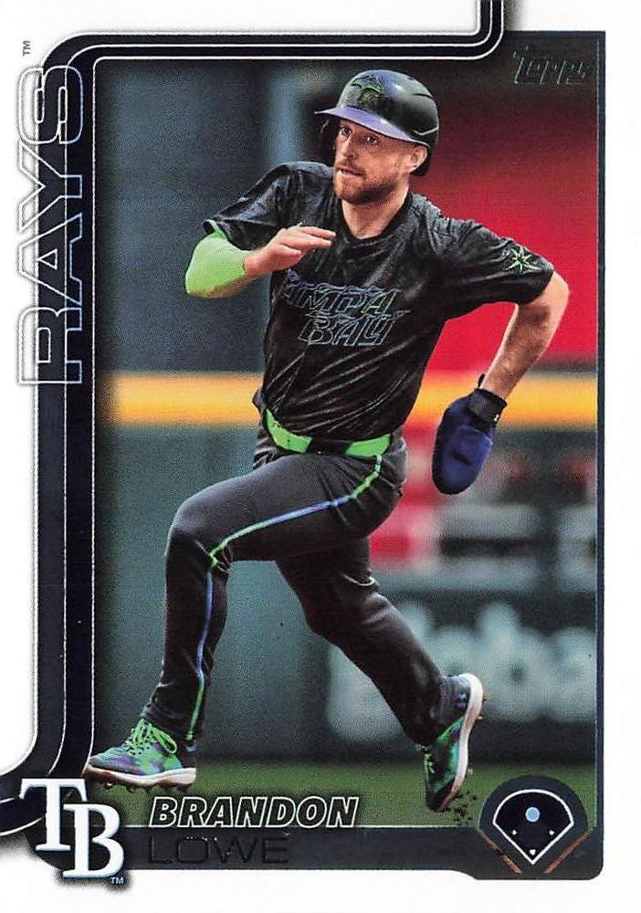 #153 Brandon Lowe - Tampa Bay Rays - 2025 Topps Baseball