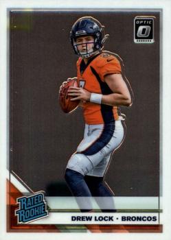 #153 Drew Lock - Denver Broncos - 2019 Donruss Optic Football