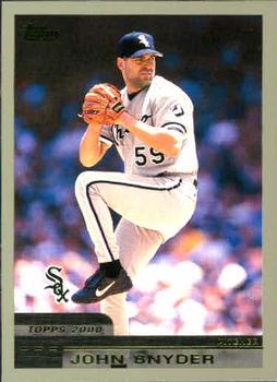 #154 John Snyder - Chicago White Sox - 2000 Topps Baseball