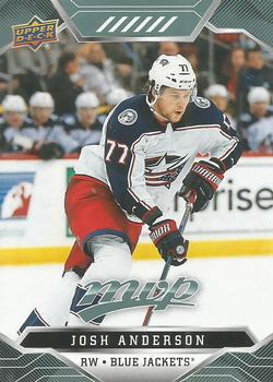 #154 Josh Anderson - Columbus Blue Jackets - 2019-20 Upper Deck MVP Hockey