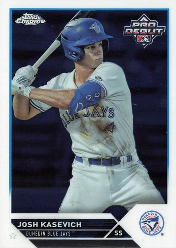#PDC-154 Josh Kasevich - Dunedin Blue Jays - 2023 Topps Pro Debut - Chrome Baseball