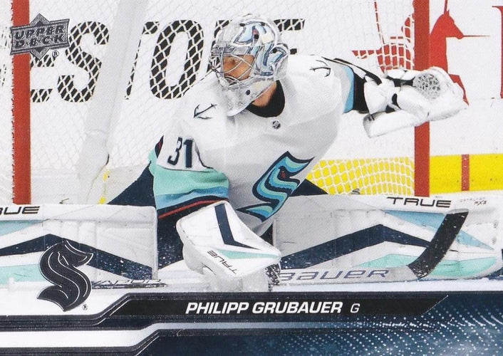#154 Philipp Grubauer - Seattle Kraken - 2023-24 Upper Deck Hockey