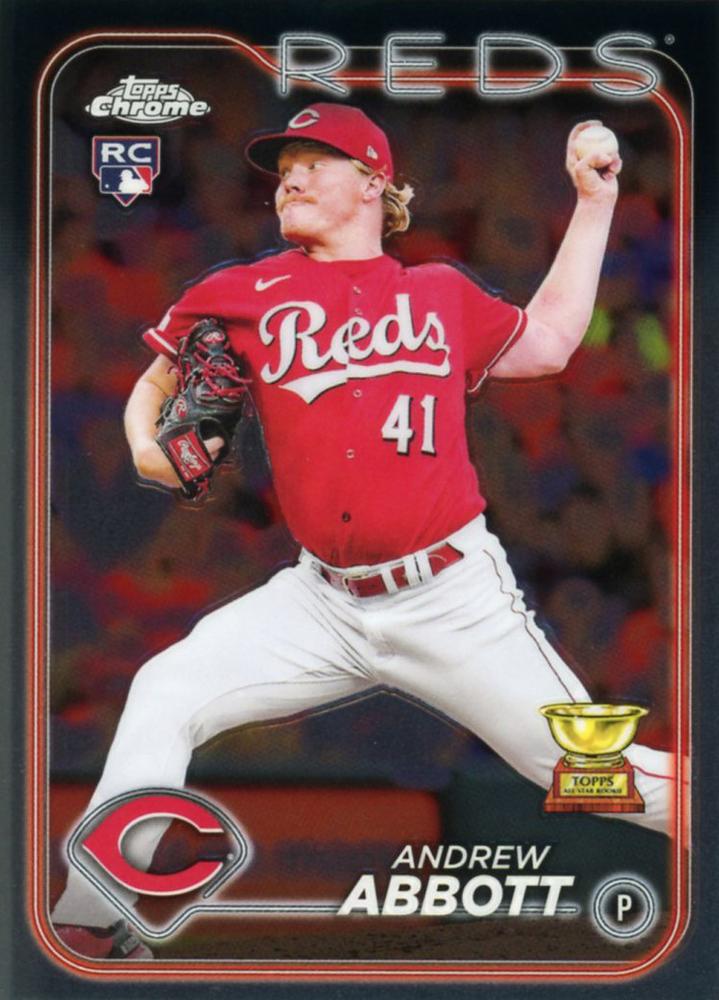 #154 Andrew Abbott - Cincinnati Reds - 2024 Topps Chrome Baseball