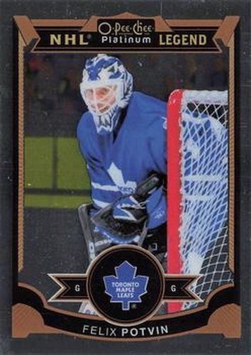 #154 Felix Potvin - Toronto Maple Leafs - 2015-16 O-Pee-Chee Platinum Hockey