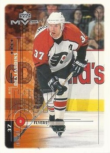 #154 Eric Desjardins - Philadelphia Flyers - 1998-99 Upper Deck MVP Hockey