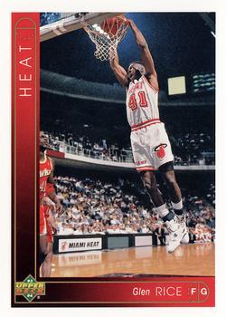 #154 Glen Rice - Miami Heat - 1993-94 Upper Deck Basketball