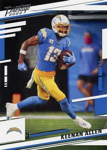 #154 Keenan Allen - Los Angeles Chargers - 2022 Panini Prestige Football