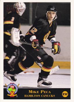 #154 Mike Peca - Hamilton Canucks - 1994 Classic Pro Hockey Prospects Hockey