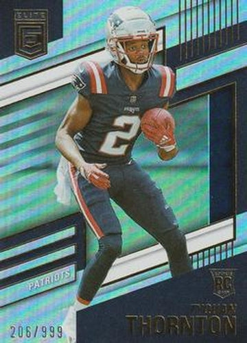 #154 Tyquan Thornton - New England Patriots - 2022 Donruss Elite Football