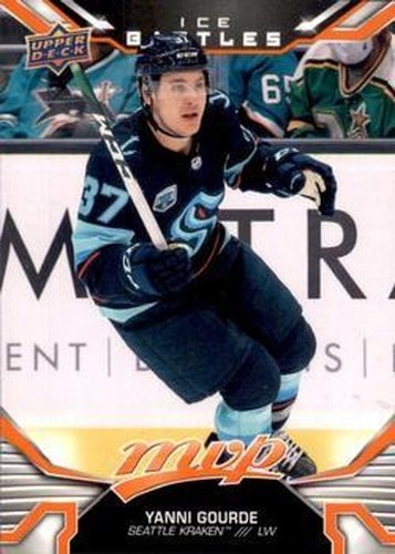 #154 Yanni Gourde - Seattle Kraken - 2022-23 Upper Deck MVP - Ice Battles Hockey