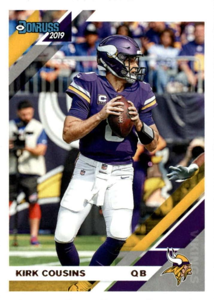 #154 Kirk Cousins - Minnesota Vikings - 2019 Donruss Football