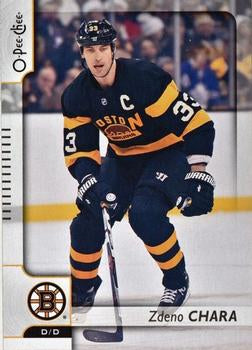 #154 Zdeno Chara - Boston Bruins - 2017-18 O-Pee-Chee Hockey