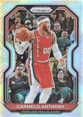 #154 Carmelo Anthony - Portland Trail Blazers - 2020-21 Panini Prizm - Silver Prizms Basketball