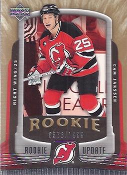#155 Cam Janssen - New Jersey Devils - 2005-06 Upper Deck Rookie Update Hockey