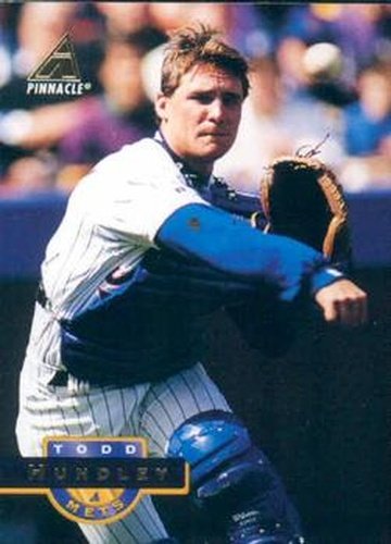 #155 Todd Hundley - New York Mets - 1994 Pinnacle Baseball