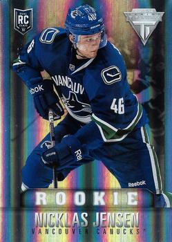 #155 Nicklas Jensen - Vancouver Canucks - 2013-14 Panini Titanium Hockey