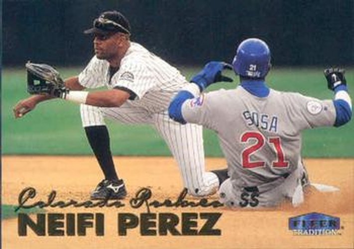 #155 Neifi Perez - Colorado Rockies - 1999 Fleer Tradition Baseball