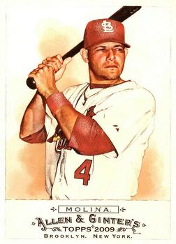 #155 Yadier Molina - St. Louis Cardinals - 2009 Topps Allen & Ginter Baseball
