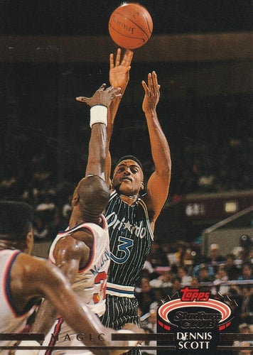 #155 Dennis Scott - Orlando Magic - 1992-93 Stadium Club Basketball