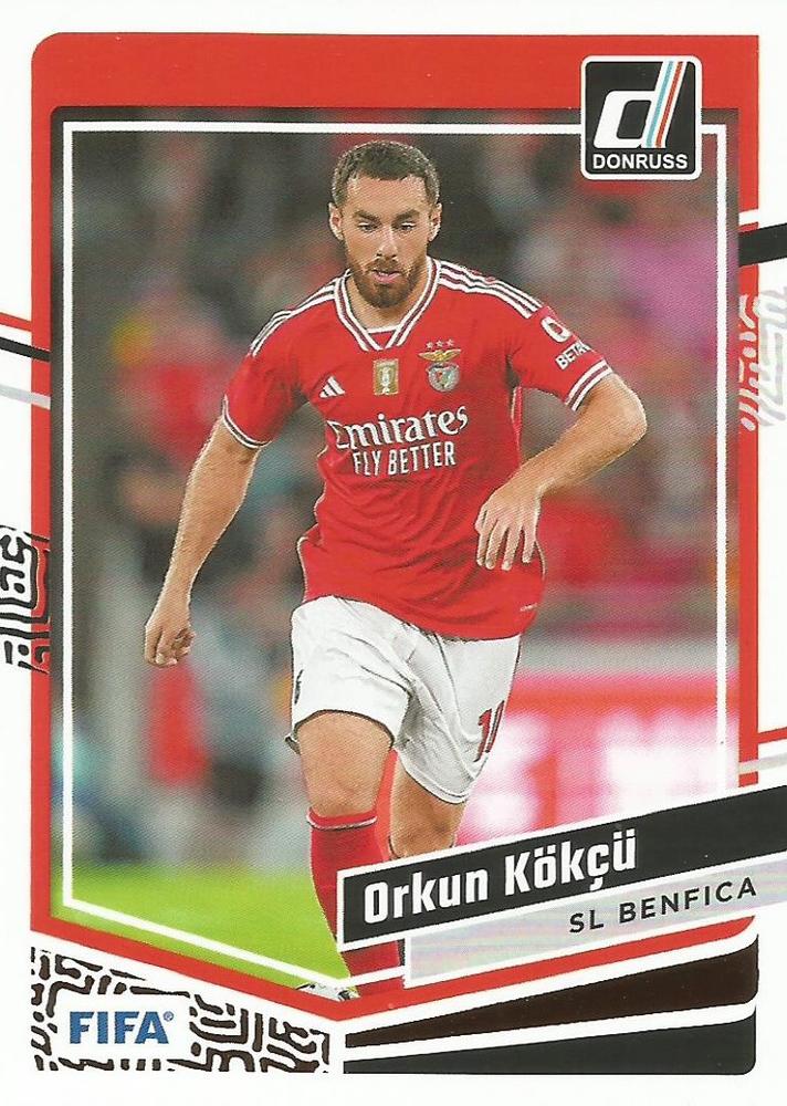 #155 Orkun Kokcu - Benfica - 2023-24 Donruss Soccer