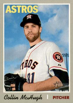 #155 Collin McHugh - Washington Nationals - 2019 Topps Heritage Baseball