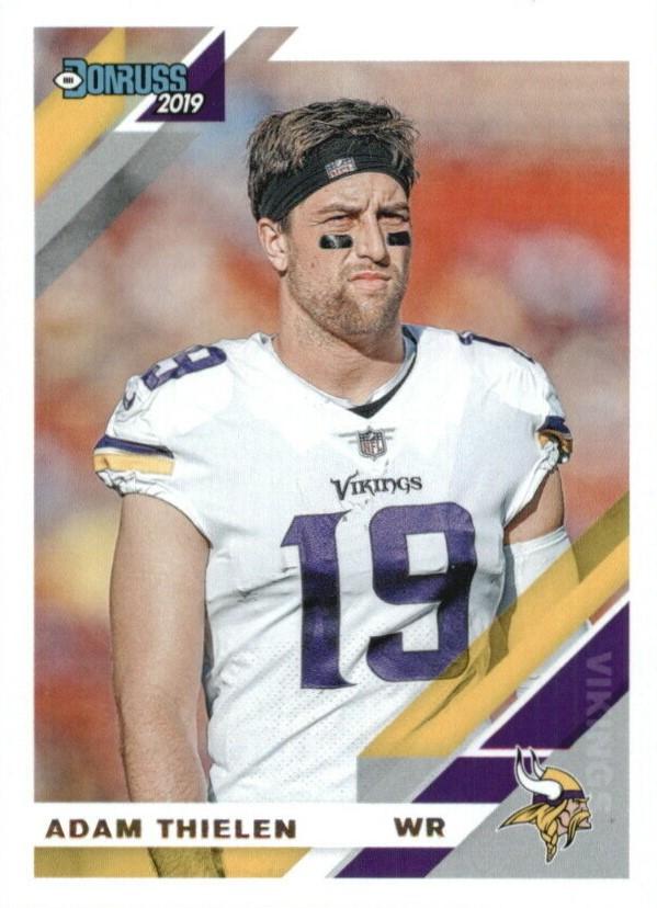 #156V Adam Thielen - Minnesota Vikings - 2019 Donruss Football