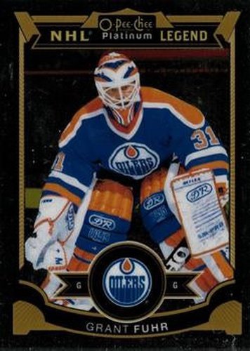 #156 Grant Fuhr - Edmonton Oilers - 2015-16 O-Pee-Chee Platinum Hockey