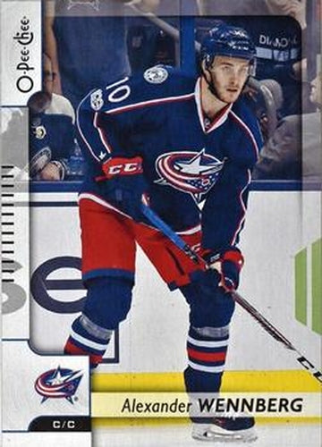 #156 Alexander Wennberg - Columbus Blue Jackets - 2017-18 O-Pee-Chee Hockey